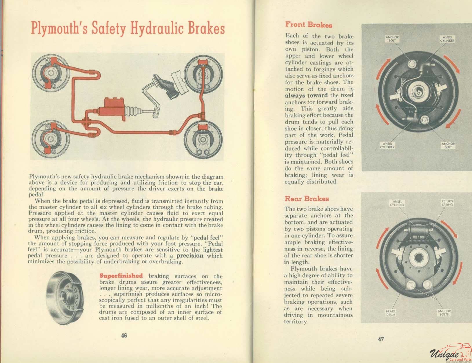 1948 Plymouth Owners Manual Page 18